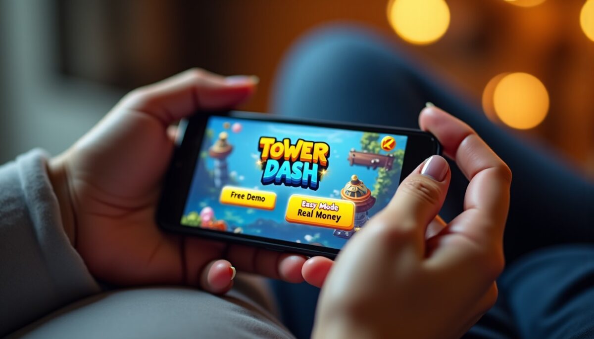 Débuter sur Tower Dash : démo gratuite ou mode facile en argent réel